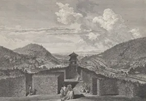 Parks Prints: Ier Vue du Parc de Neu-Waldeck prise du Pavillon Chinois vers l'Orient