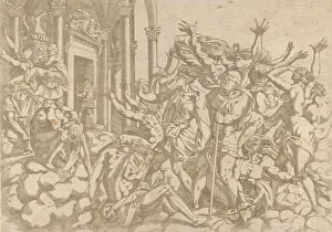 Blindfold Prints: Ignorance Defeated, 1540-45. Creator: Antonio Fantuzzi