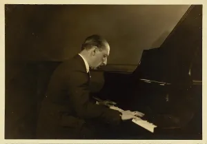 The United States Prints: Igor Stravinsky at the piano in Aeolian Hall