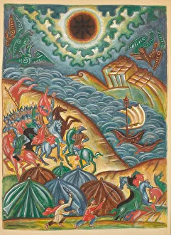 Slavs Prints: Igor's Campaign. Illustration to The Tale of Igor's Campaign