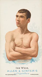 Weir Prints: Ike Weir, Pugilist, from Worlds Champions, Series 1 (N28) for Allen &amp