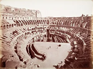 View From Above Prints: Il Colosseo, Printed 1858 circa. Creator: James Anderson