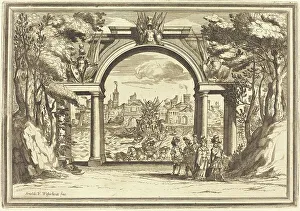 Il Greco in Troia: Plate 1. Creator: Arnold van Westerhout