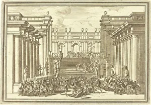 Scenes Prints: Il Greco in Troia: Plate 3. Creator: Arnold van Westerhout