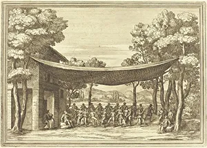 Scenes Prints: Il Greco in Troia: Plate 5. Creator: Arnold van Westerhout