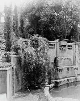 Ornamental Pond Prints: Il Paradiso, Mrs. Dudley Peter Allen house