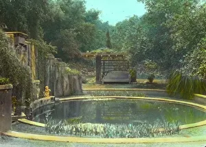 Ornamental Pond Prints: Il Paradiso, Mrs. Dudley Peter Allen house