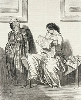 Socialists Prints: Il parait que les clubs vont être...fermés.. 1849. Creator: Honore Daumier
