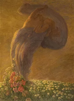 Inferno Gallery: Il sogno (The Dream), 1912. Creator: Previati, Gaetano (1852-1920)