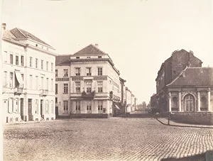 Brussels Belgium Prints: Il vient a Bruxelles, voit un appartement place du Cologne no. 7, 1854-56