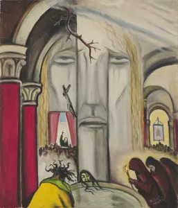 Surrealism Prints: Il volto di Cristo, 1949. Creator: Martini, Alberto (1876-1954)