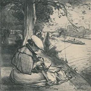 Louis Auguste Lepere Prints: Ile Des Cygnes, c1898, (1919). Artist: Auguste Lepere