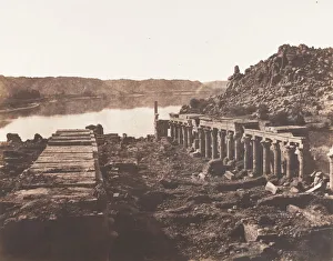 Philae Prints: Ile de Fileh (Philae), Vue Generale Prise du Point I