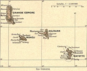 Iles Comores; Iles Africaines de la mer des Indes, 1914. Creator: Unknown