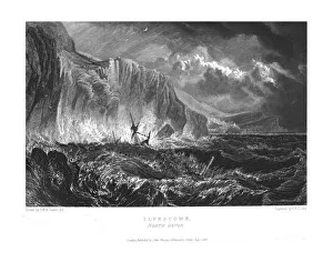 Rough Seas Prints: Ilfracomb, North Devon, c1818. Creator: William Bernard Cooke