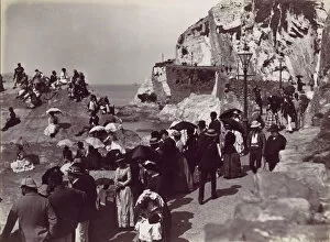 Tourists Gallery: Ilfracombe, Capstone Parade, 1870s. Creator: Francis Bedford
