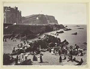 Ilfracombe, Wildersmouth from the Parade, 1860 / 94. Creator: Francis Bedford