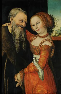 Marriage Contract Prints: The Ill-matched Couple, ca 1530
