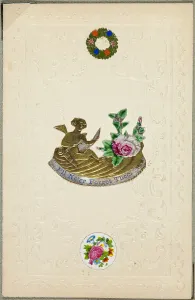 Valentines Card Prints: I'll Ne'er Forget Thee (valentine), c.1830. Creator: Unknown