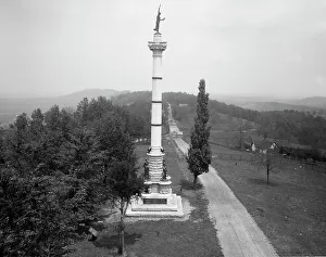 Tennessee United States Prints: Illinois Monument, Missionary Ridge, Tenn. c1907. Creator: Unknown