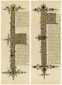 Warner Prints: Illuminated initial letters, late 15th century