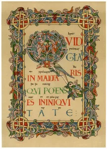 Illuminated initial Q, c1073