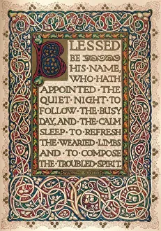 Talisman Prints: Illuminated manuscript to illustrate Walter Scotts The Talisman
