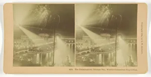 Bw Kilburn Prints: The Illumination, Chicago Day, Worlds Columbian Exposition, 1893. Creator: BW Kilburn