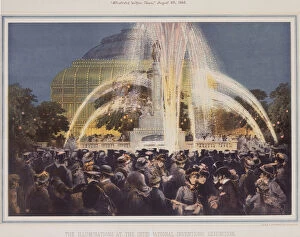 The Illuminations at the International Inventions Exhibition, 8th August 1885. Artist: Riddle and Couchman