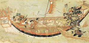 Fleet Prints: Illustrated Account of the Mongol Invasion (Moko Shurai Ekotoba)