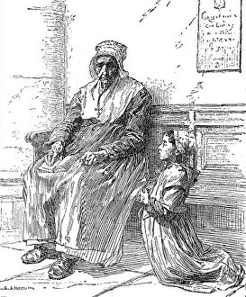 Lhermitte Leon Augustin Prints: Illustrated handbooks to the picture exhibitions: The Grandmother by L