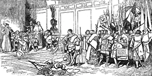 Sir James Dromgole Linton Prints: Illustrated handbooks to the picture exhibitions: Victorious by J