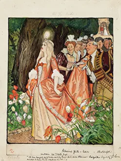 Vain Prints: Illustration of Adalmina's Pearl, c1880s. Creator: Albert Edelfelt