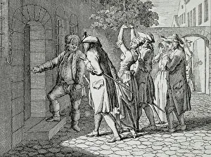 Basedow Johann Bernhard Prints: Illustration for Basedow's Elementary Work, 1770. Creator: Daniel Nikolaus Chodowiecki