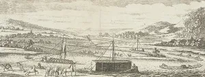 Cargo Boat Prints: Illustration for Basedow's Elementary Work, 1770. Creator: Daniel Nikolaus Chodowiecki