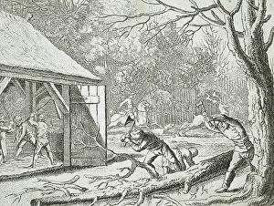 Basedow Johann Bernhard Prints: Illustration for Basedow's Elementary Work, 1770. Creator: Daniel Nikolaus Chodowiecki