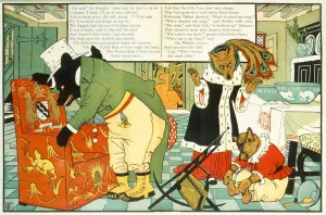 Illustration from The Three Bears, pub. 1873 (colour lithograph) Illustration from The Three Bears, pub. 1873 (colour lithograph)