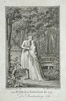 Looking At Each Other Prints: Illustration for Becker's Almanac for 1798