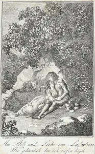 Looking At Each Other Prints: Illustration for Becker's Pocketbook, 1797. Creator: Daniel Nikolaus Chodowiecki