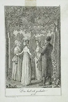 Chodowiecke Daniel Nikolaus Prints: Illustration to Becker's Pocketbook für 1799. Creator: Daniel Nikolaus Chodowiecki