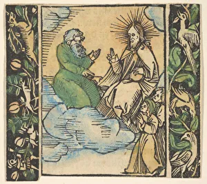 Grien Hans Baldung Prints: Illustration from Beschlossen Gart des Rosenkranz Mariae. Creator: Hans Baldung