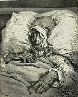 Cervantes Prints: Illustration to the book Don Quijote de la Mancha by M