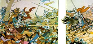 Boutet De Monvel Prints: Illustration to the book La Vie de Jeanne d?Arc