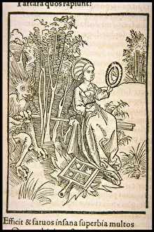 Illustration to the book Ship of Fools by Sebastian Brant, 1497. Creator: Anonymous