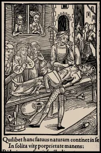Illustration to the book Ship of Fools by Sebastian Brant, 1497. Creator: Anonymous