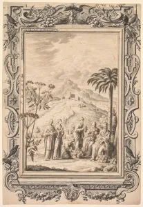 Illustration and Border Design for Kupfer-Bibel (Copper Bible), c. 1730. Creator