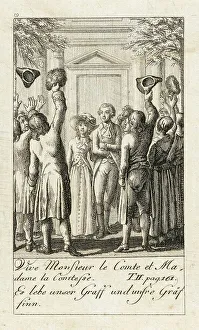 Melodrama Prints: Illustration for Caroline of Lichtfield, 1786. Creator: Daniel Nikolaus Chodowiecki