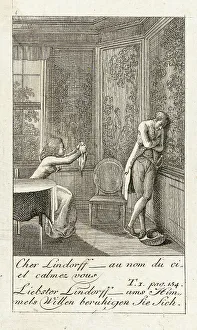 Illustration for Caroline of Lichtfield, 1786. Creator: Daniel Nikolaus Chodowiecki