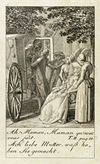 Melodrama Prints: Illustration for Caroline of Lichtfield, 1786. Creator: Daniel Nikolaus Chodowiecki