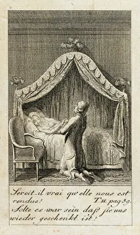 Illustration for Caroline of Lichtfield, 1786. Creator: Daniel Nikolaus Chodowiecki